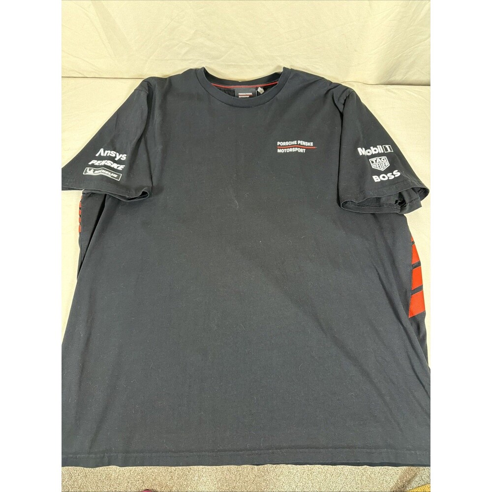 Porsche Penske Motorsport IMSA WEC FIA 963 GTP Team T-Shirt Mens XXL Black